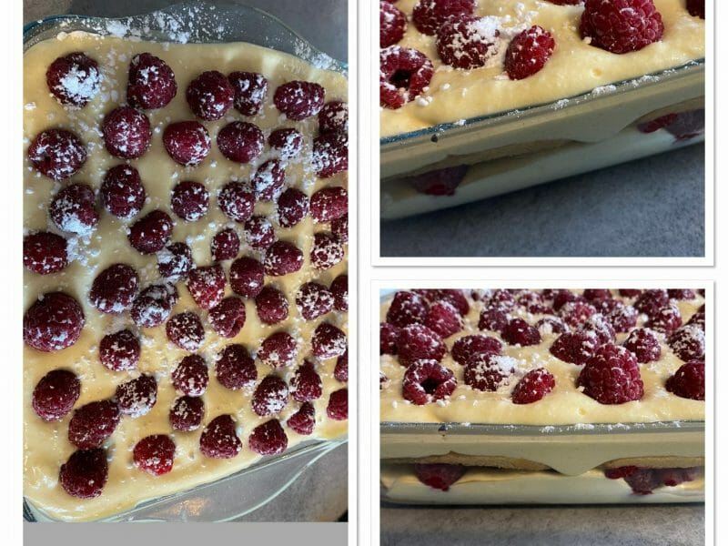 Tiramisu aux framboises Thermomix par mathildejuliana