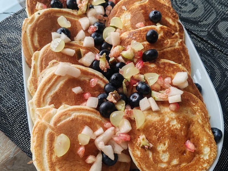 Cliquez pour zoomer ! Fluffy pancakes Thermomix par aurelie_681