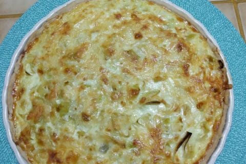 Cliquez pour zoomer ! Quiche Poireaux et Saumon Thermomix par Loulaoups