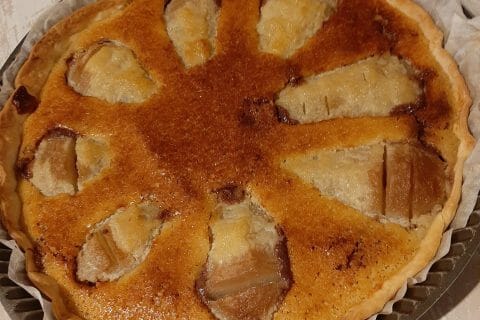 Cliquez pour zoomer ! Tarte aux poires sur lit de chocolat Thermomix par Axelle_MCC