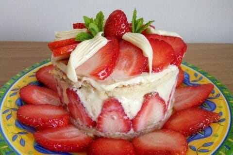 Cliquez pour zoomer ! Fraisier Thermomix par Valou12