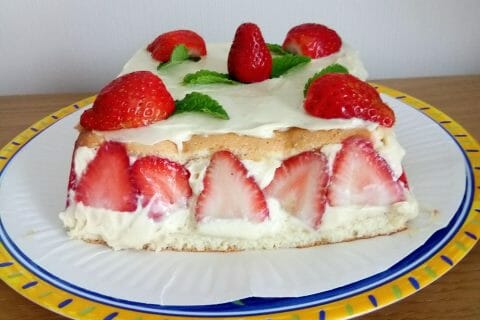 Cliquez pour zoomer ! Fraisier Thermomix par Valou12