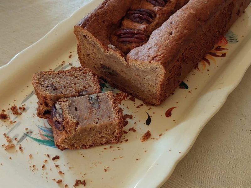 Cliquez pour zoomer ! Banana bread aux noix de pécan Thermomix par mamilu56