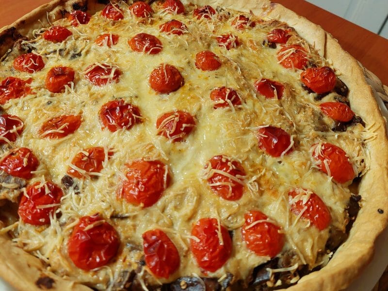 Cliquez pour zoomer ! Quiche thon et aubergines Thermomix par mamilu56