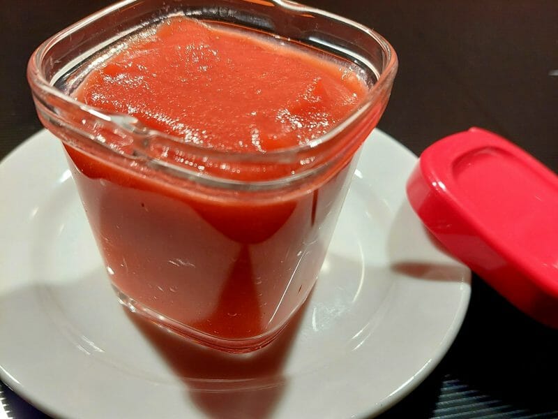 Cliquez pour zoomer ! Compote pommes fraises Thermomix par mamilu56