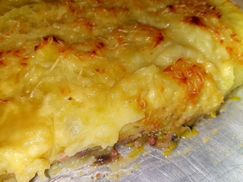 Cliquez pour zoomer ! Parmentier de poireaux Thermomix par mamilu56