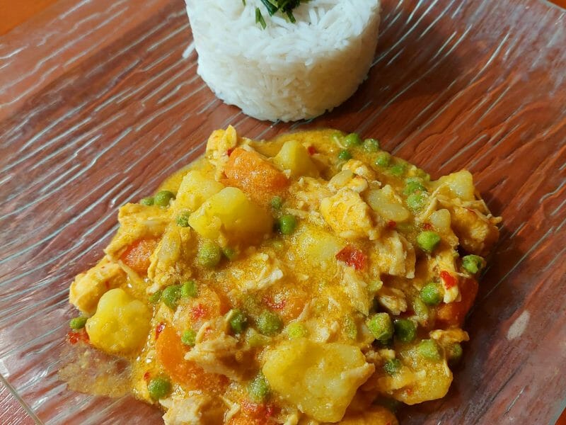 Cliquez pour zoomer ! Poulet Thaï au curry Thermomix par mamilu56