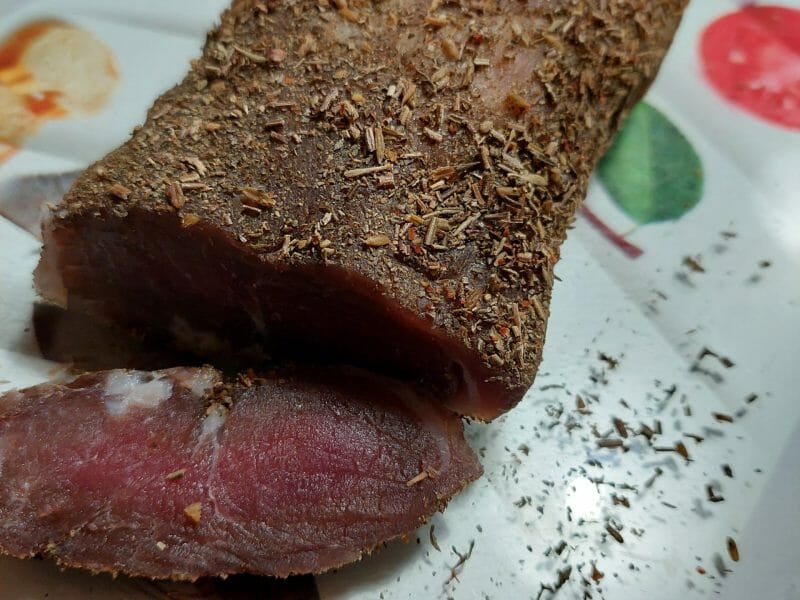 Cliquez pour zoomer ! Filet mignon séché aux herbes Thermomix par mamilu56