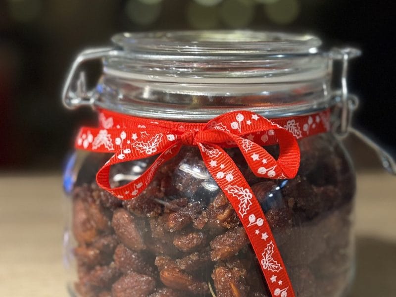 Cliquez pour zoomer ! Amandes grillées à la cannelle et au miel Thermomix par Cnano