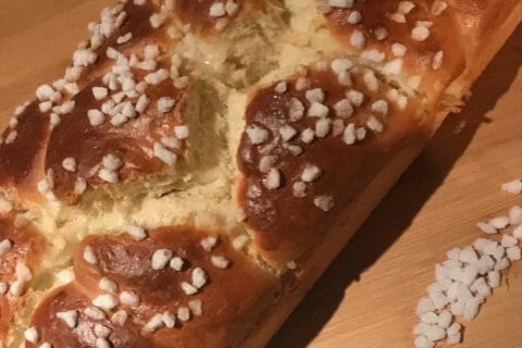 Cliquez pour zoomer ! Brioche tressée à la mie filante Thermomix par Kamoun