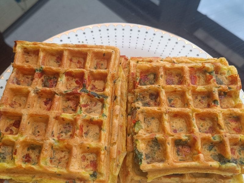 Cliquez pour zoomer ! Gaufres courgettes Thermomix par laetitia