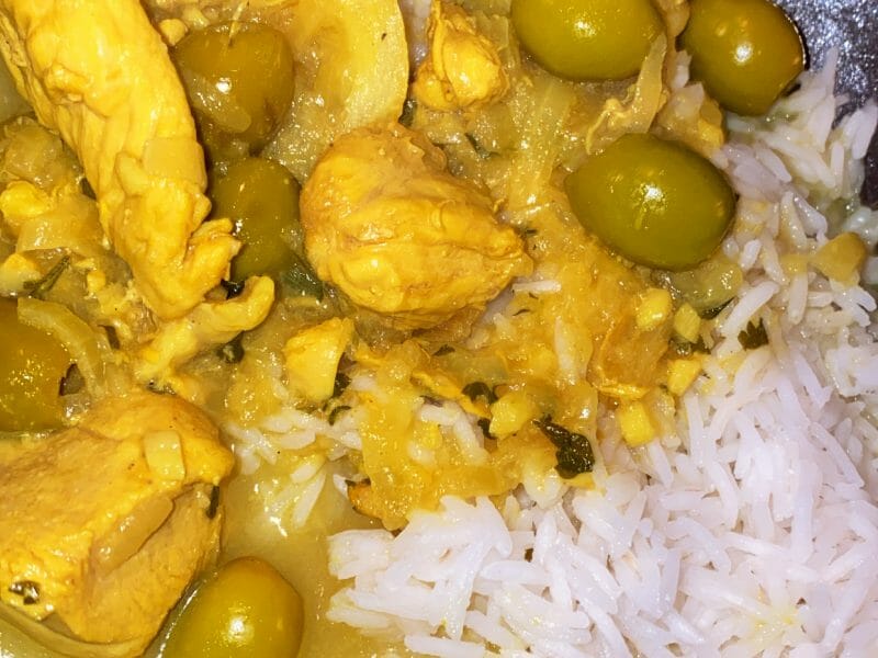 Cliquez pour zoomer ! Tajine de poulet aux olives Thermomix par alison_71