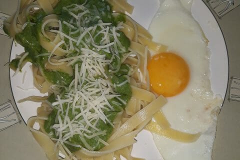 Cliquez pour zoomer ! Tagliatelles à la crème d’épinards Thermomix par flor43