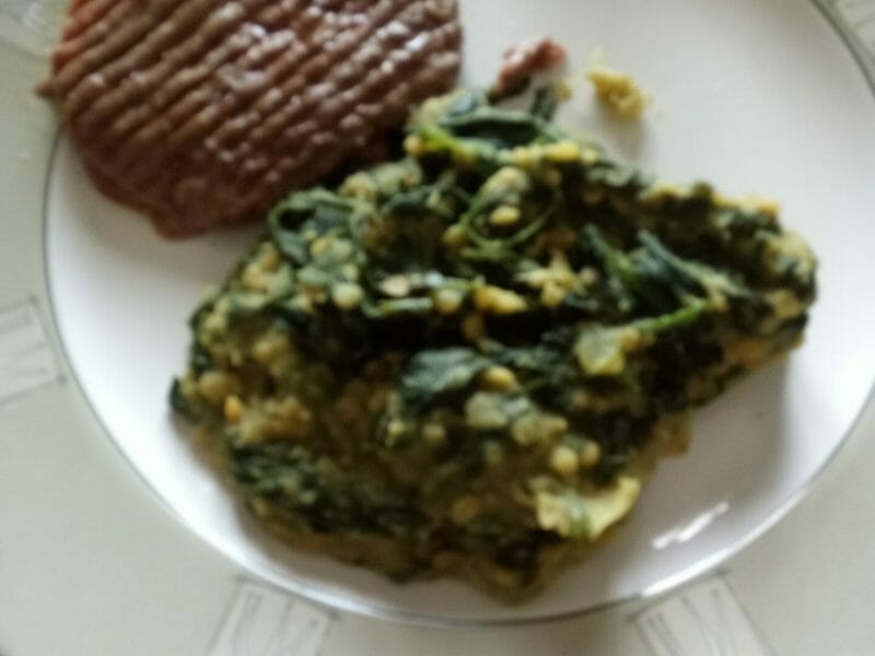 Cliquez pour zoomer ! Dhal d’épinards et de lentilles corail Thermomix par flor43