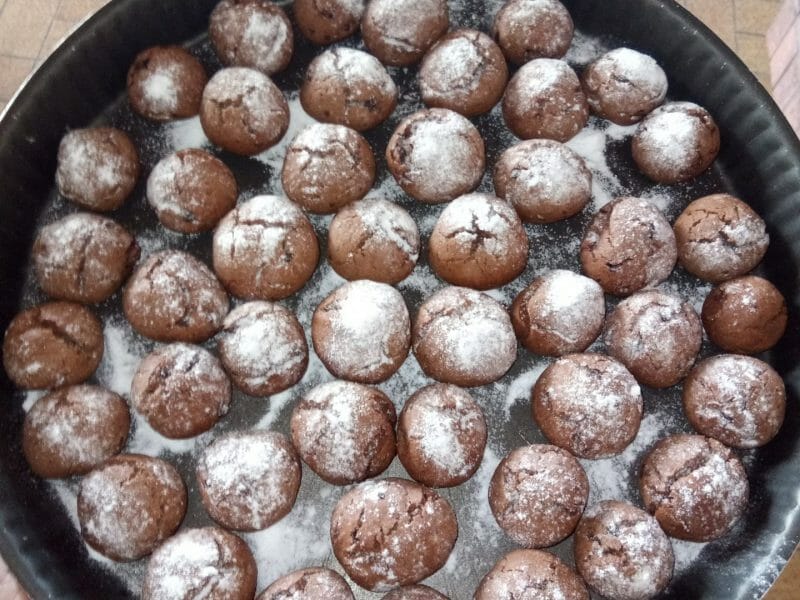 Cliquez pour zoomer ! Craquelés au chocolat Thermomix par flor43