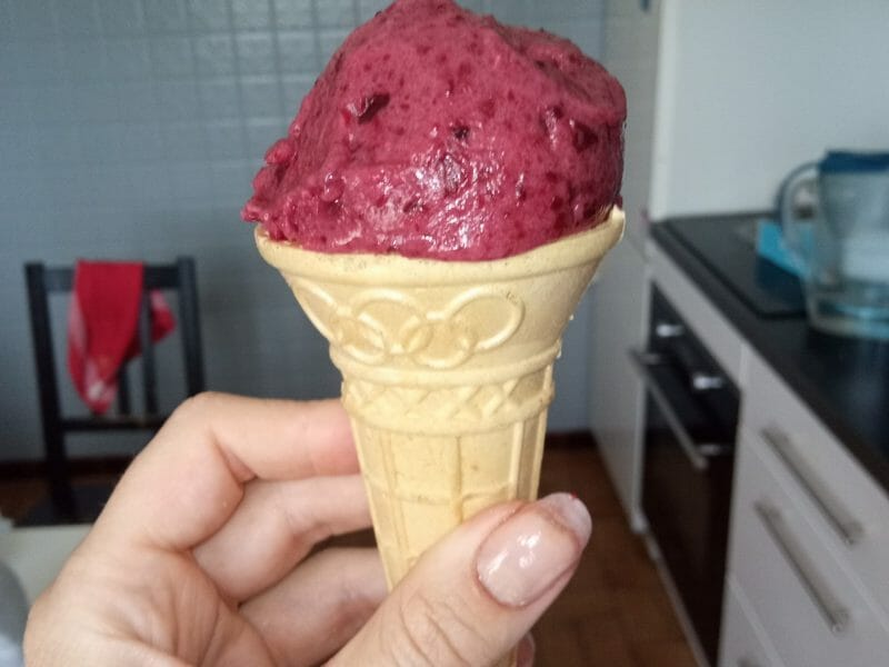 Cliquez pour zoomer ! Sorbet aux cerises Thermomix par flor43