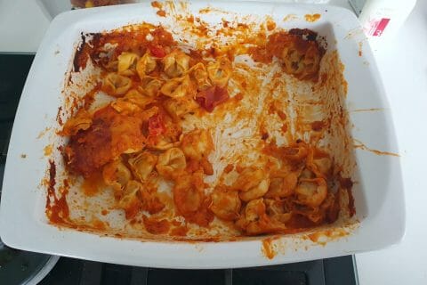Cliquez pour zoomer ! Gratin de tortellini tomate mozzarella Thermomix par carmen_22