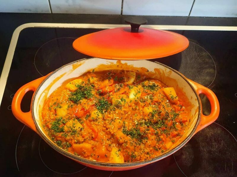 Cliquez pour zoomer ! Boeuf aux poivrons et pommes de terre Thermomix par carmen_22