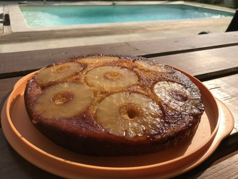 Cliquez pour zoomer ! Gâteau renversé à l’ananas Thermomix par Julie11