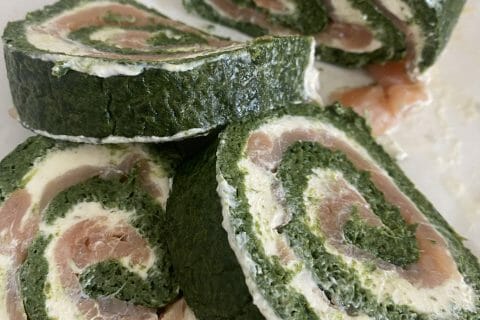 Cliquez pour zoomer ! Roulé aux épinards, saumon et Boursin Thermomix par alexandra_264