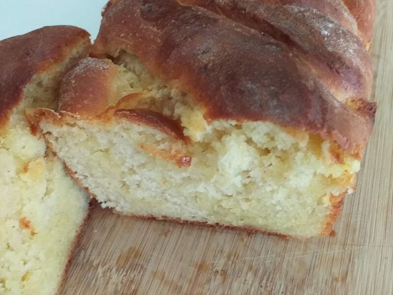 Cliquez pour zoomer ! Brioche à la crème d’amande Thermomix par fabiennedes
