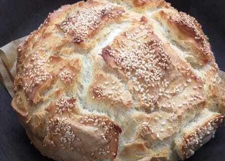 Cliquez pour zoomer ! Pain Cocotte Thermomix par fabiennedes