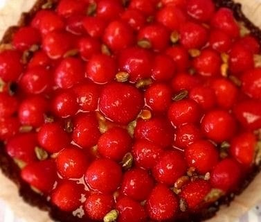 Cliquez pour zoomer ! Tarte aux fraises Thermomix par fabiennedes