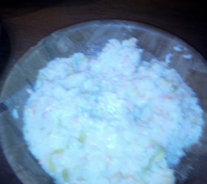 Cliquez pour zoomer ! Risotto poireaux et saumon fumé Thermomix par dedemoos