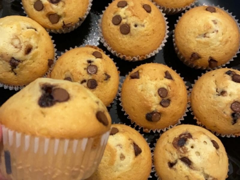 Cliquez pour zoomer ! Muffins aux pépites de chocolat Thermomix par imenb