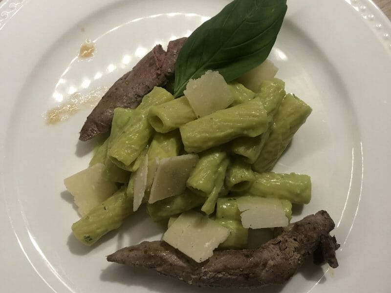 Cliquez pour zoomer ! Pâtes au pesto d’avocat Thermomix par paulina_6