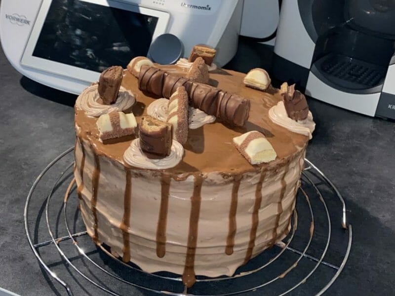 Cliquez pour zoomer ! Layer cake Kinder Bueno Thermomix par wassimthania2017
