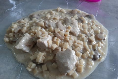 Cliquez pour zoomer ! Risotto de crozets et champignons au Thermomix