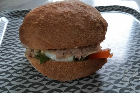 Cliquez pour zoomer ! Pain bagnat au Thermomix