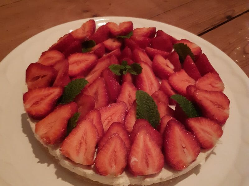 Cliquez pour zoomer ! Tarte aux fraises sans cuisson Thermomix par sissi59274