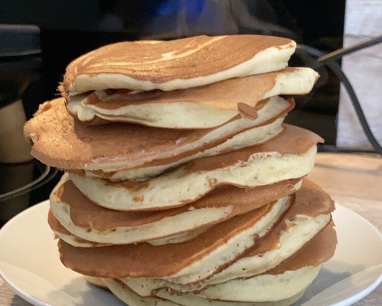 Cliquez pour zoomer ! Pancakes à la banane Thermomix par Bouboulino