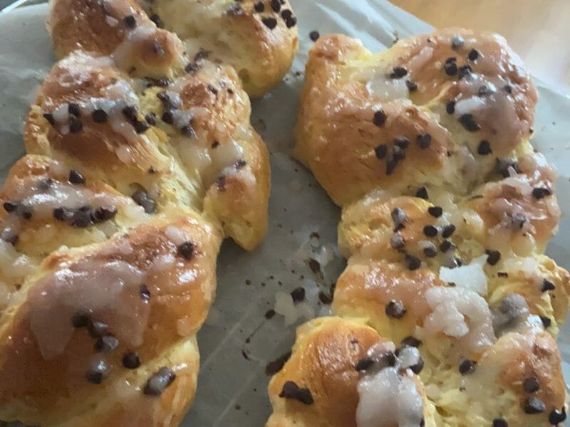Cliquez pour zoomer ! Brioche tressée à la mie filante Thermomix par clogzy