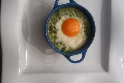 Cliquez pour zoomer ! Oeufs cocotte épinards et chorizo Thermomix par gibus01