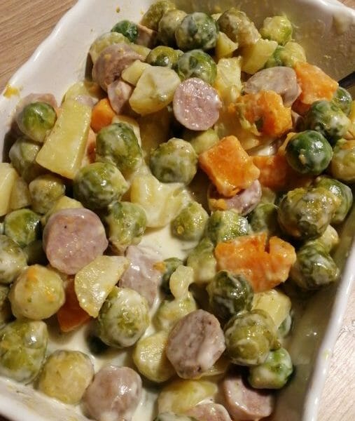 Cliquez pour zoomer ! Potée de choux de Bruxelles Thermomix par Espagnolaa