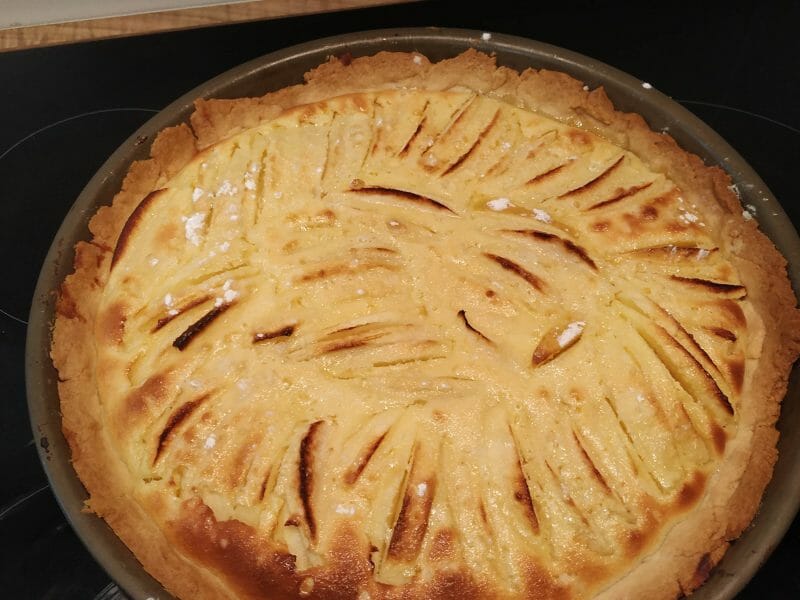 Cliquez pour zoomer ! Tarte normande aux pommes Thermomix par chouchou09