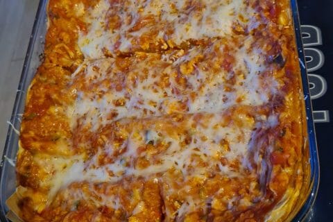 Cliquez pour zoomer ! Lasagnes au poulet et poivrons Thermomix par ptilivreur