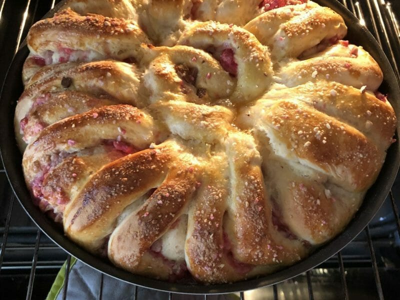 Cliquez pour zoomer ! Brioche aux pralines roses Thermomix par cackermann
