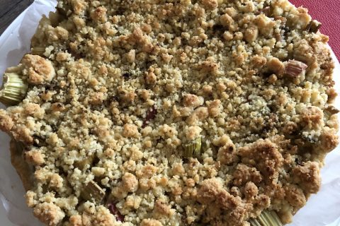 Cliquez pour zoomer ! Cookie-crumble rhubarbe framboises Thermomix par cackermann