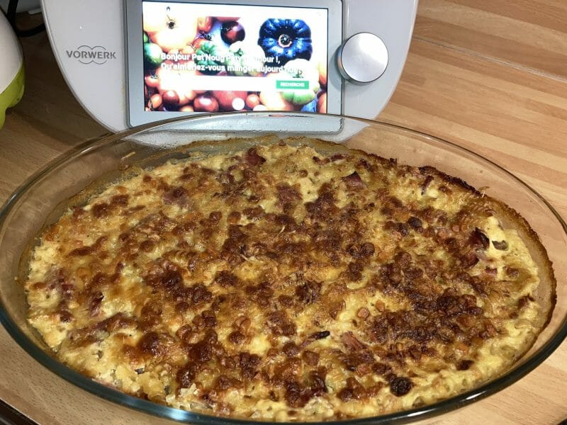 Cliquez pour zoomer ! Gratin de fusilli au jambon Thermomix par PatNoug