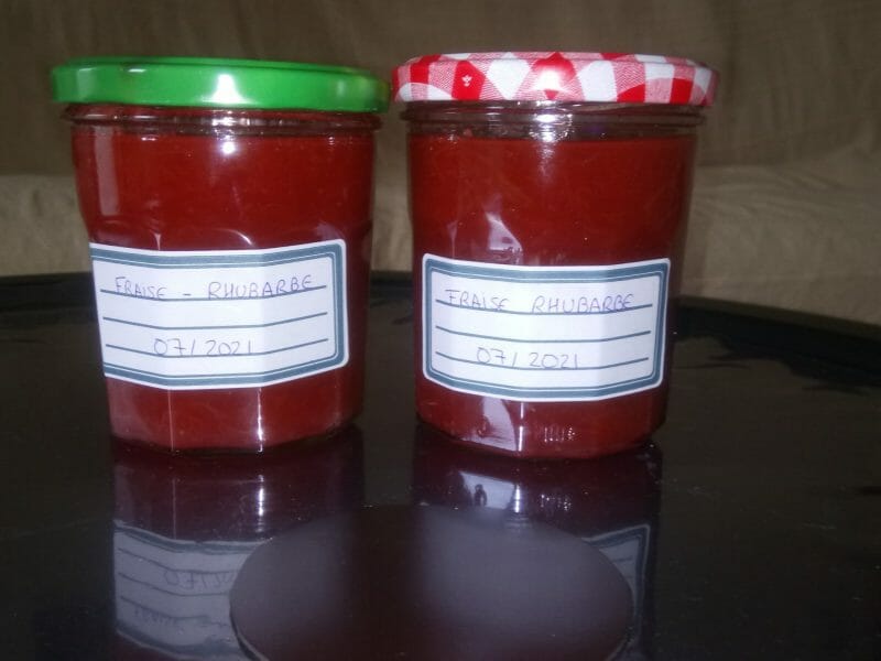 Cliquez pour zoomer ! Confiture fraise rhubarbe Thermomix par titia80