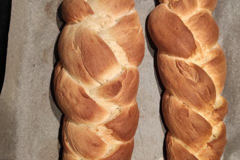 Cliquez pour zoomer ! Brioche tressée à la mie filante Thermomix par elodie_649