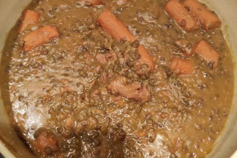 Cliquez pour zoomer ! Lentilles et ses saucisses Thermomix par elodie_649