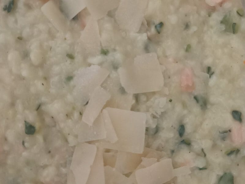 Cliquez pour zoomer ! Risotto courgettes saumon Thermomix par aurelie_jessina