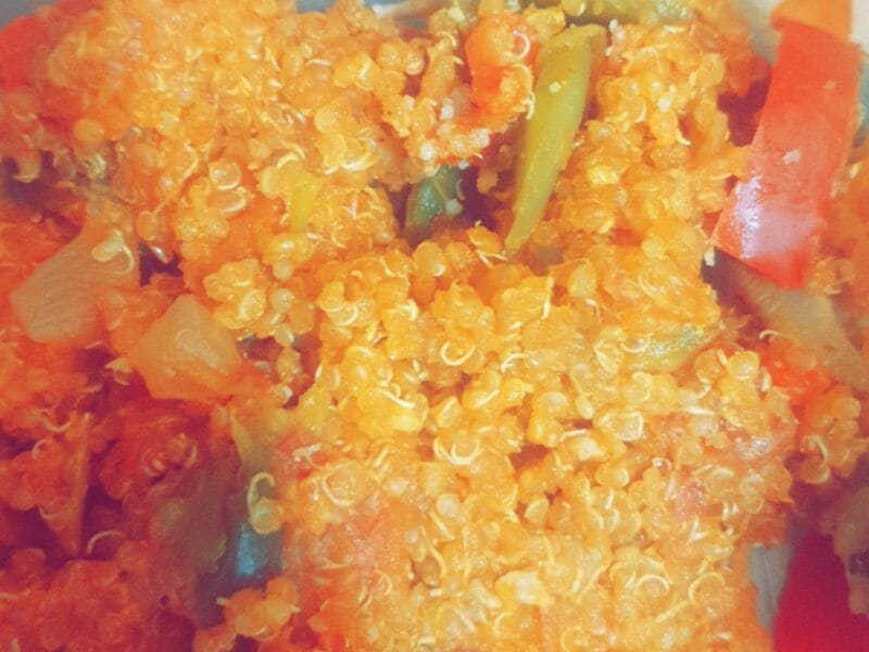 Cliquez pour zoomer ! Quinoa sauce basquaise Thermomix par aurelie_jessina