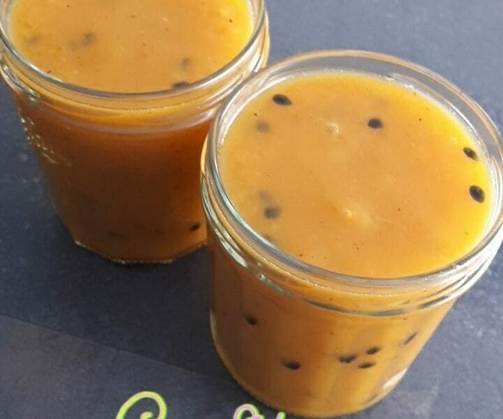 Cliquez pour zoomer ! Confiture de mangues et fruits de la passion Thermomix par emilie-milou