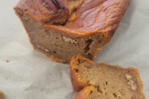 Cliquez pour zoomer ! Banana bread aux noix de pécan Thermomix par emilie-milou
